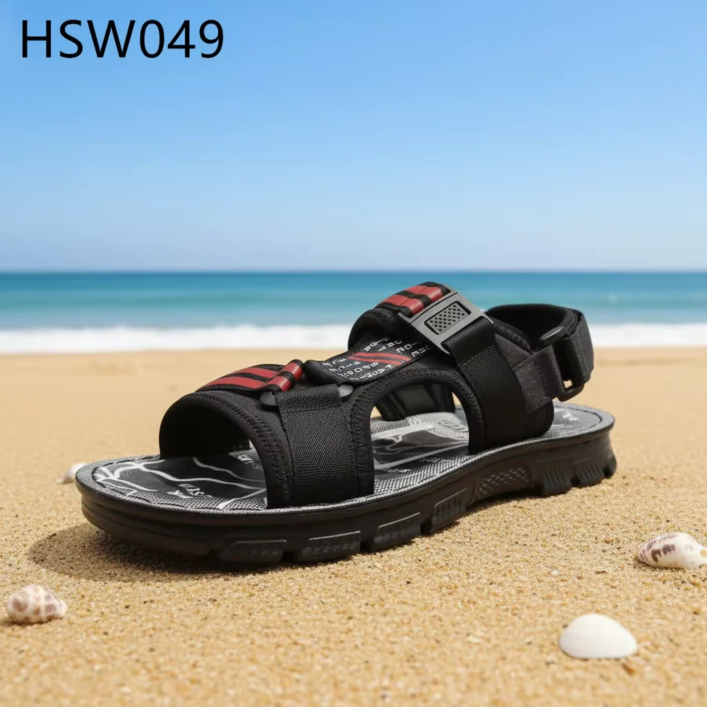LXG,Africa Summer Open Toe Casual Style Holiday Sandals Oversize square Button Design Cheap Massage Brown Beach Shoes HSW049