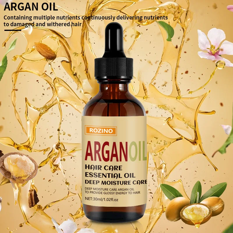 Wholesale 100% Organic Moroccan Argan Oil for Hair Custom Label Hair Care Essentials Herbal Bulk Organic Argan Oil for Hair