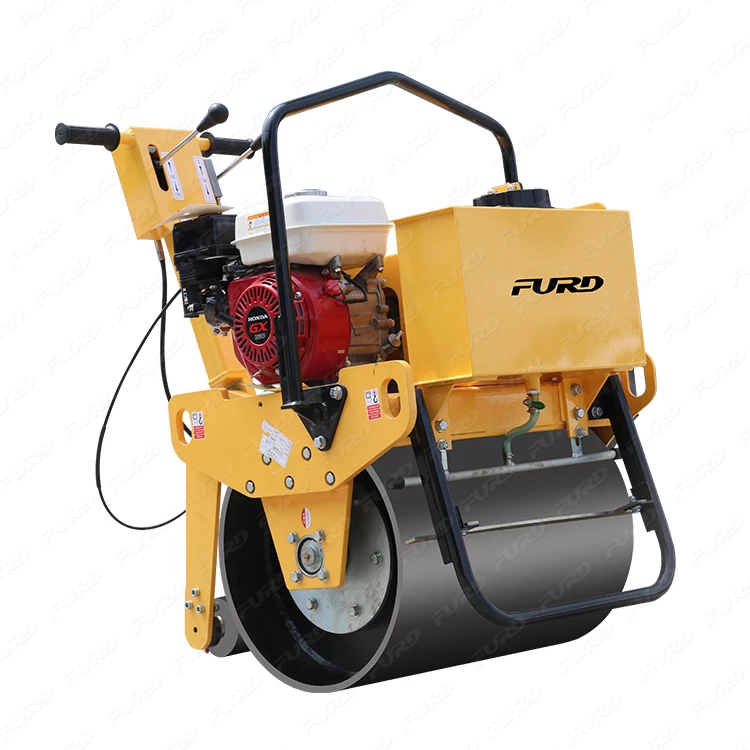 Дорожный уплотнитель с Одним Барабаном 300 кг вибрирующий дорожный