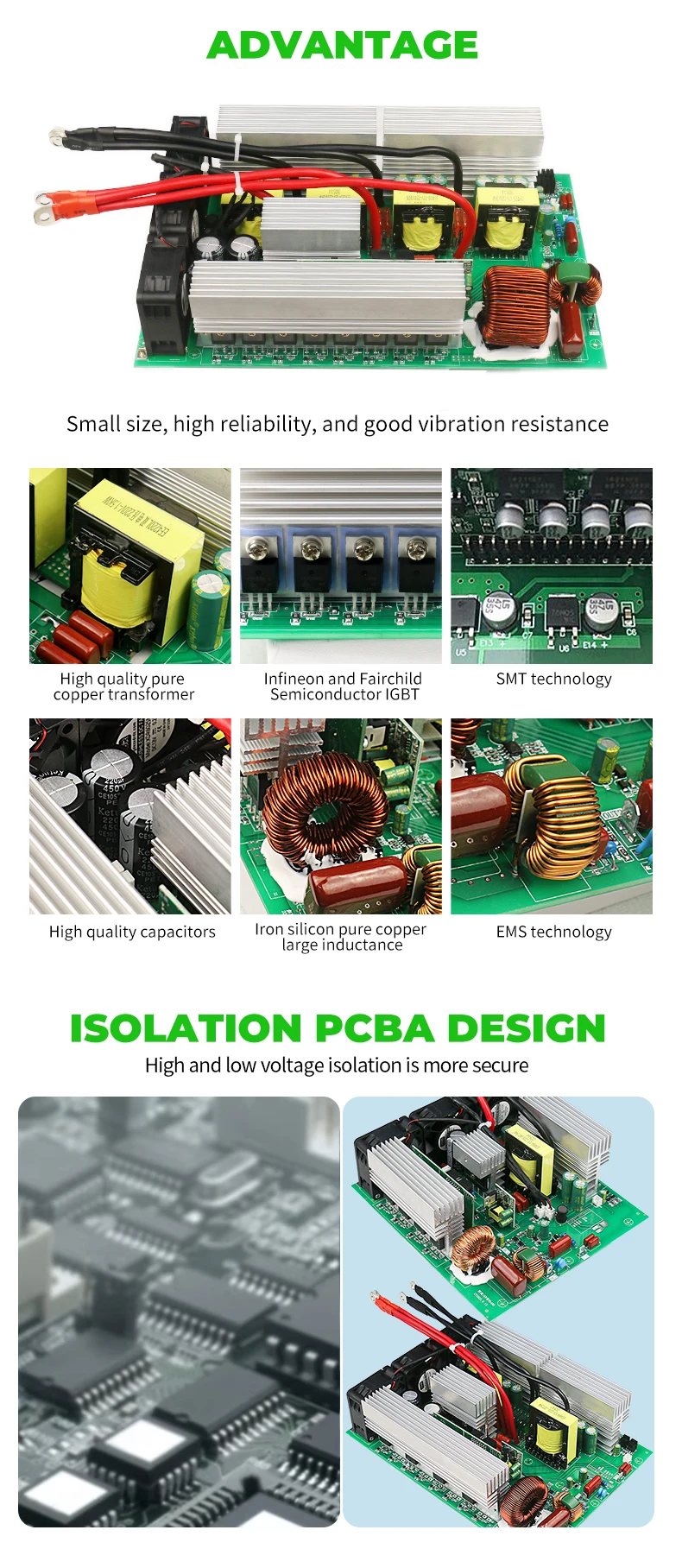 Solar Invertor Pcb Connector Universal 3KW Off-Grid Solar Inverter PCB Circuit Board 3000W Power ...