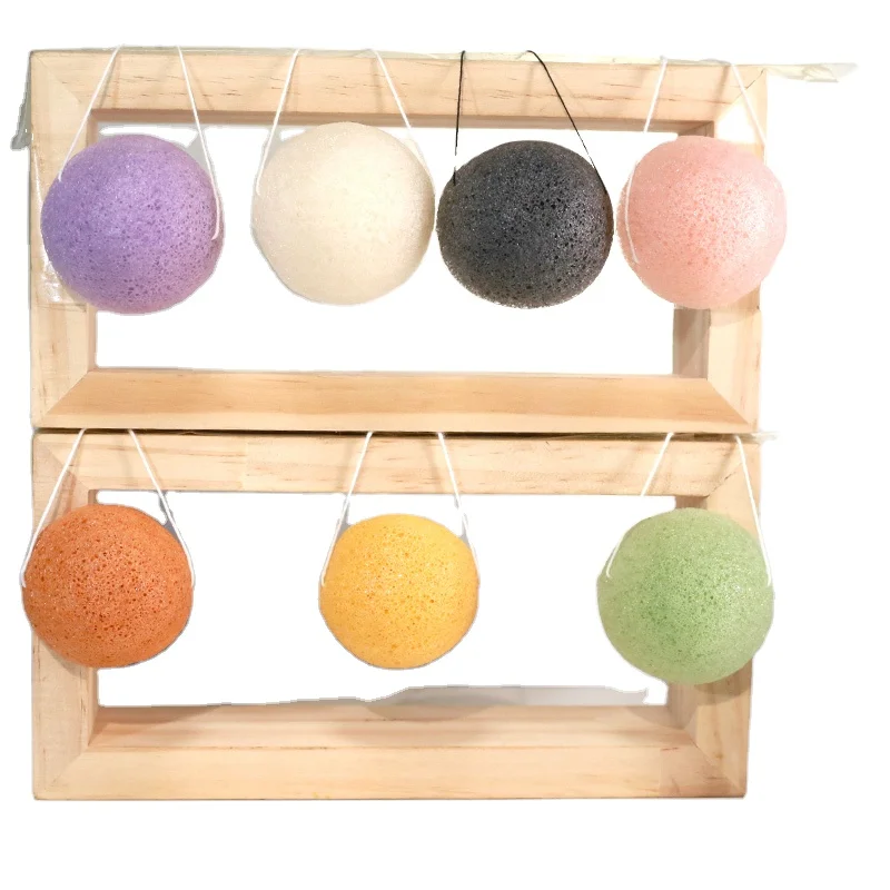 Eco Friendly Wholesale Konjac Sponge Body And Face Shell Shape Buy