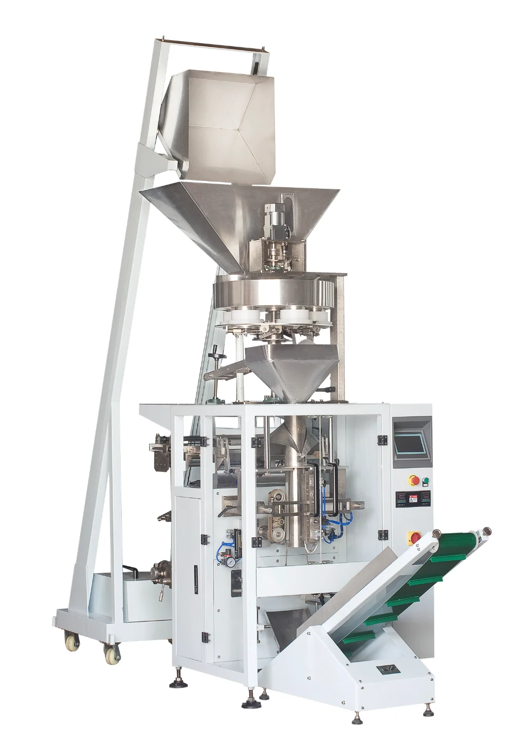 4 head linear weigher nuts packing machine powder grain filling machine