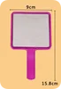 hot pink square makeup mirror