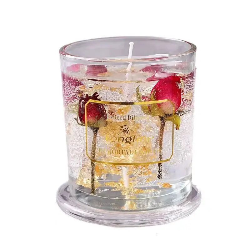 Bougies romantiques sans fumée écologiques en cristal, 12 pièces, pour  décoration de mariage, saint-valentin - AliExpress