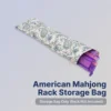 Bolsa de Mahjong azul y blanca