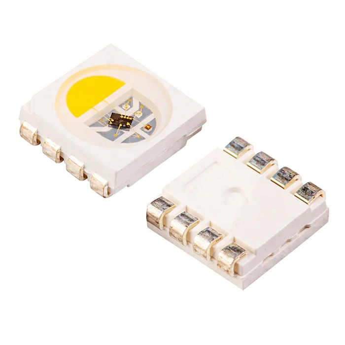 WS2812B & WS2811 IC SK6812 5050 High Power RGB RGBW LED Chip for Lighting 4-Pin 6-Pin with Built-In DC5V WS2812B White Lighting