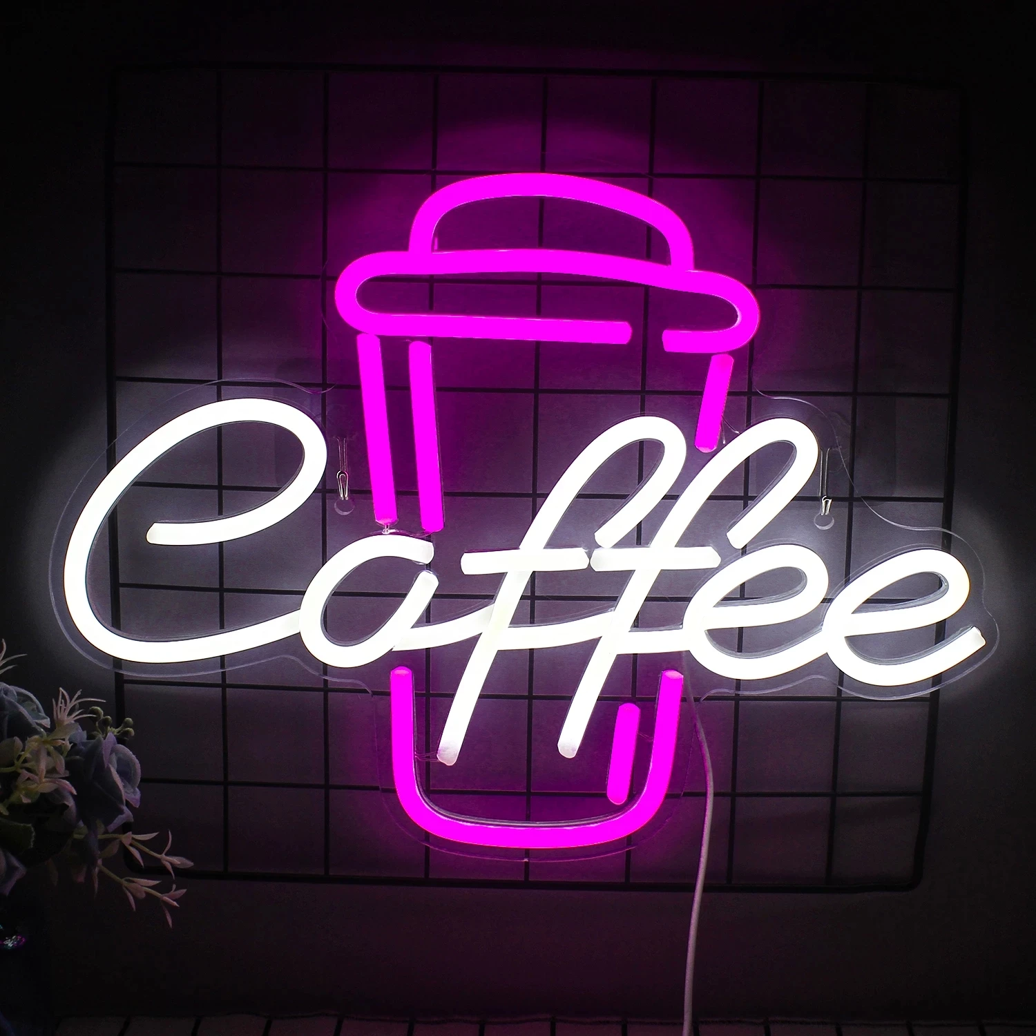 Custom Pop Art Neon Sign LED Light Source Inspirational Acrylic ...