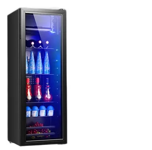 2026 New Style Display Fridge Bar Adjustable Thermostat 138L Capacity for Hotel Guestroom for Home Use
