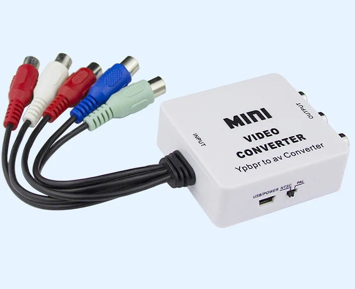 ADAPTATEUR DE CONVERTISSEUR YPbPr Vers AV Vidéo YPbPr Prise En Charge ADAPTATEUR DE CONVERTISSEUR YPbPr Vers AV Vidéo YPbPr Prise En Charge