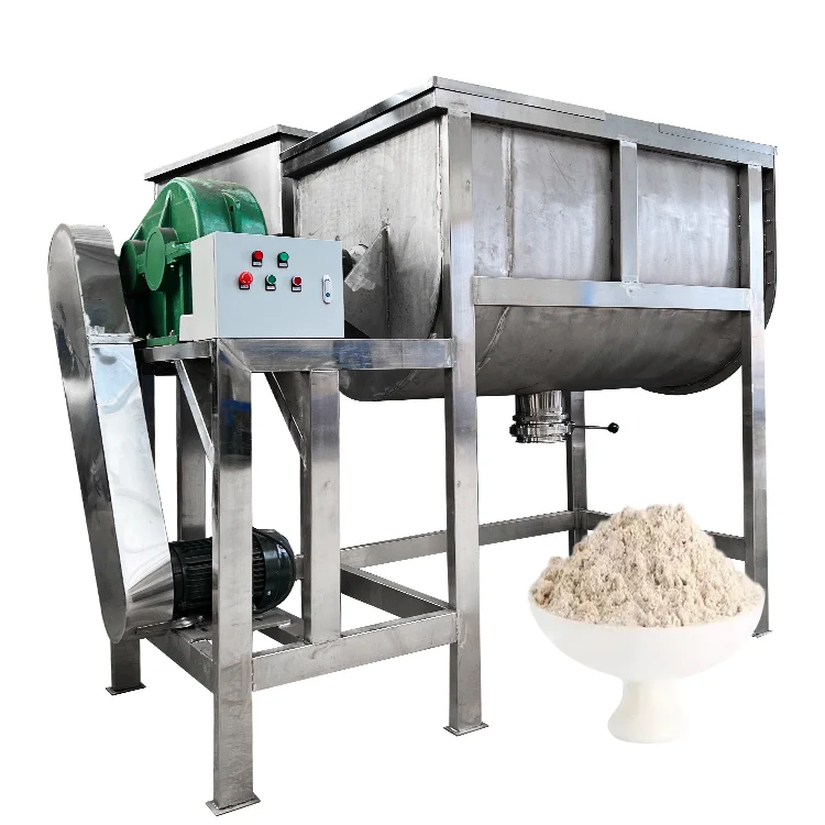 Factory Price Horizontal Ribbon Blender Mixer For Powder Mixing