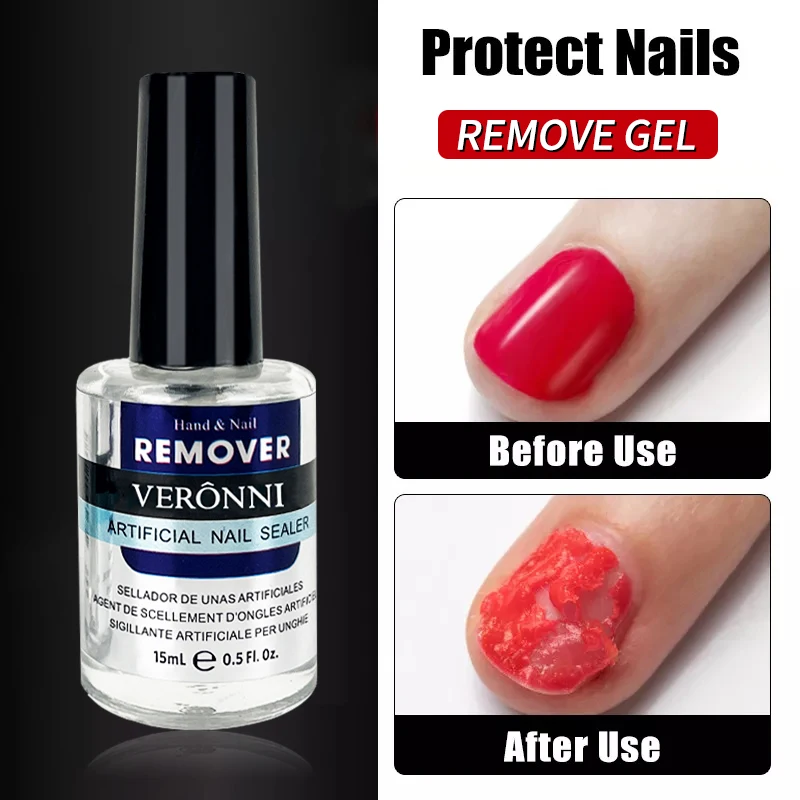 Source VERONNI-removedor de pegamento mágico, esmalte de Gel, Base  acrílica, capa superior, 15ML on m.alibaba.com