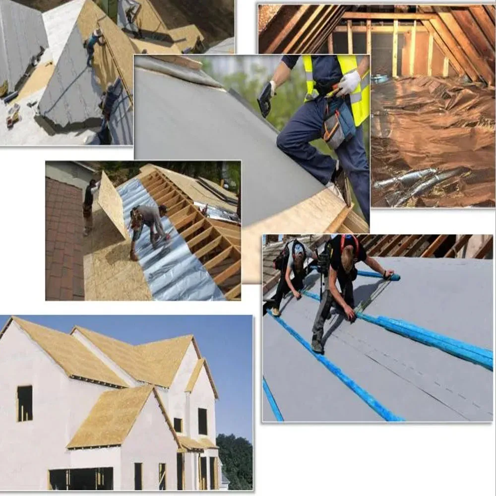 Roofing Felt Waterproofing Roof Underlayment With High Wind Resistance