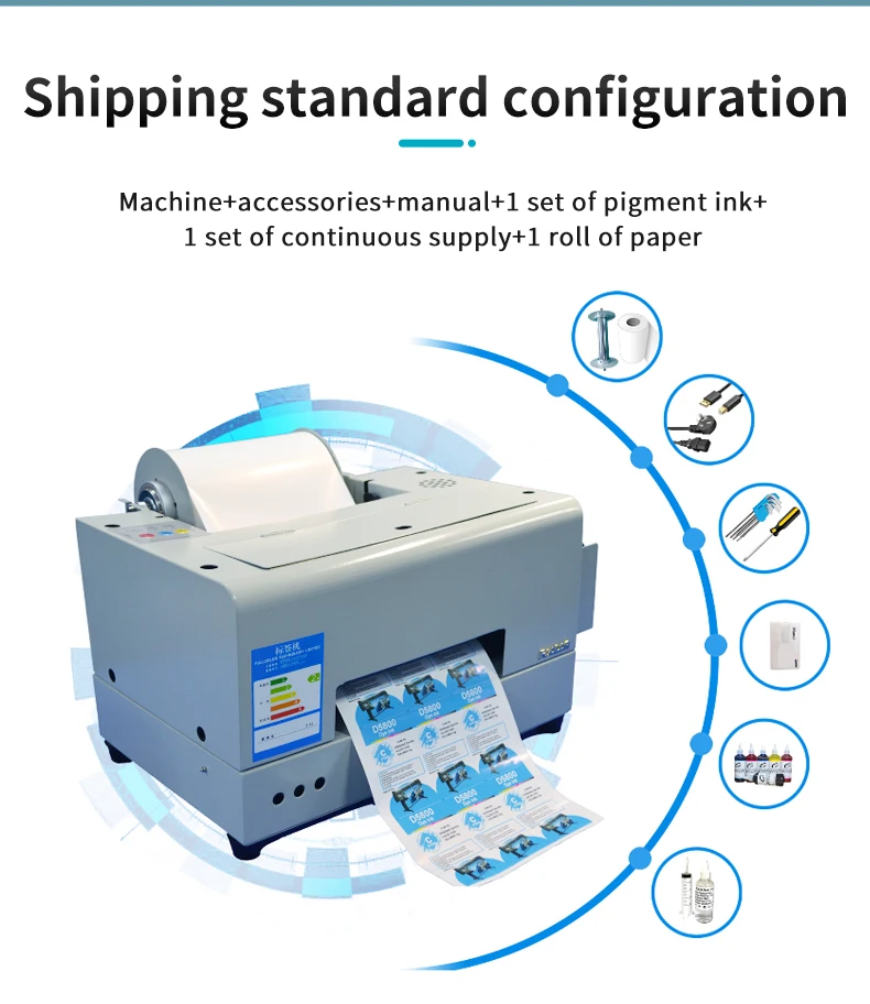2023 Hot Popular A4 Roll to Roll Label Printer Machine With L805 Print ...
