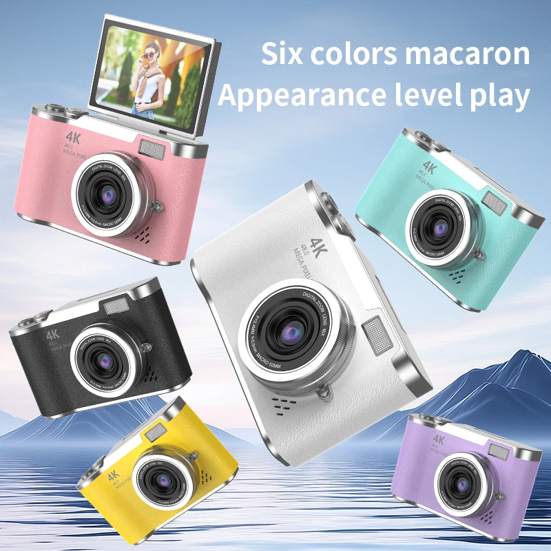 CCD Camera Upgrade  Digital Camera 4K1080P HD 48MP Mini Photography Cameras Take High-quality Photos
