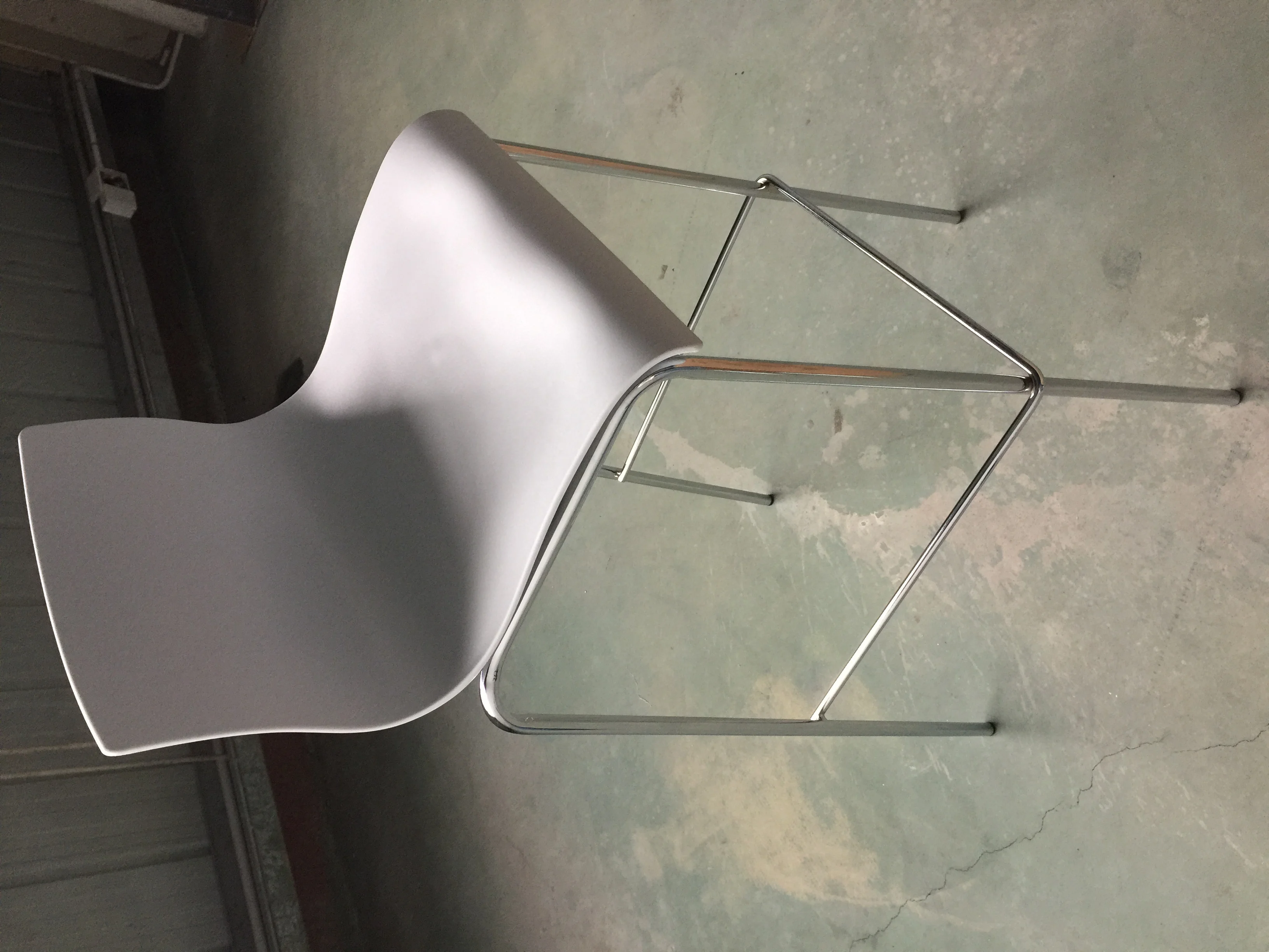 LK-3308 Promotion Stackable Metal Frame High bar Chair for Table