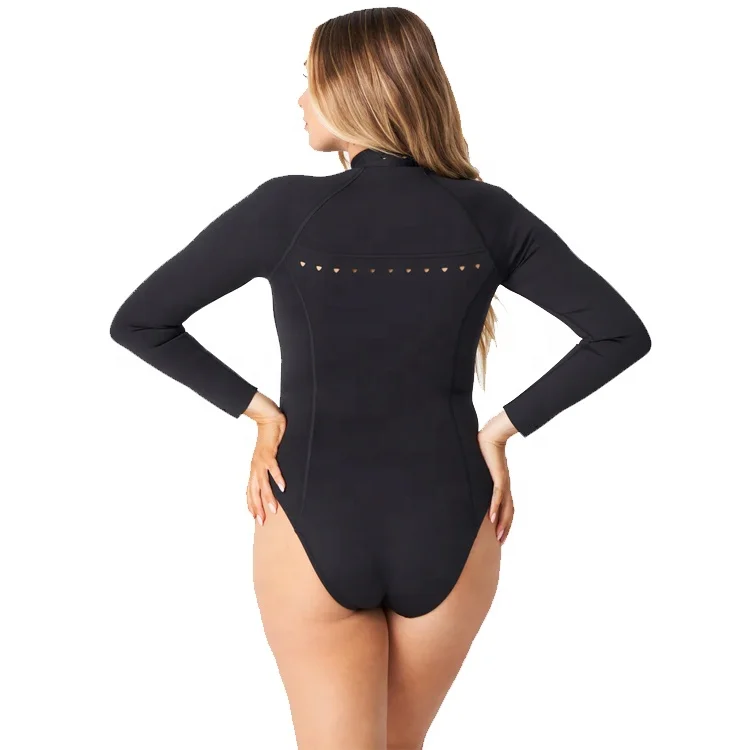 Divestar Womens 2mm Neoprene Wetsuit Super Stretch Long Sleeve Bikini