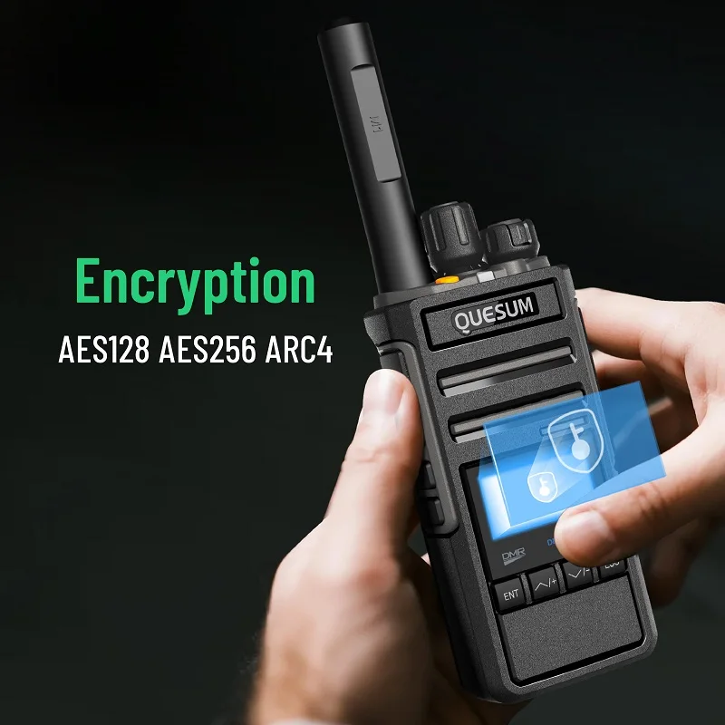 QUANSHENG New MX500 DMR Digital Walkie Talkie CCC Certification 5W Two Way Radio OLED HD Display