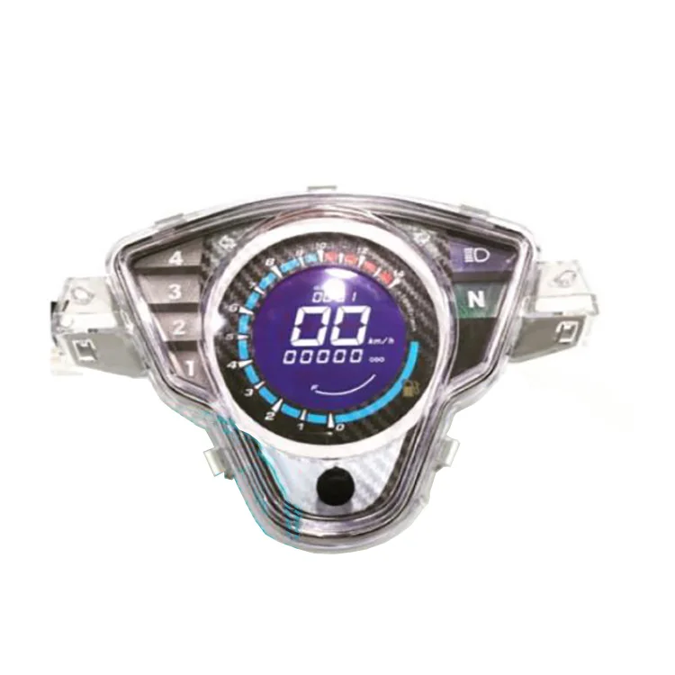 Wave Dash Speedometer Odometer Lcd Digital Display Motorcycle