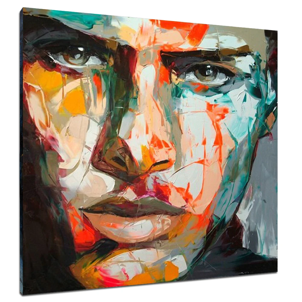 Abstract Face Painting, Modern Portrait Painting, Face Art, Modern ...