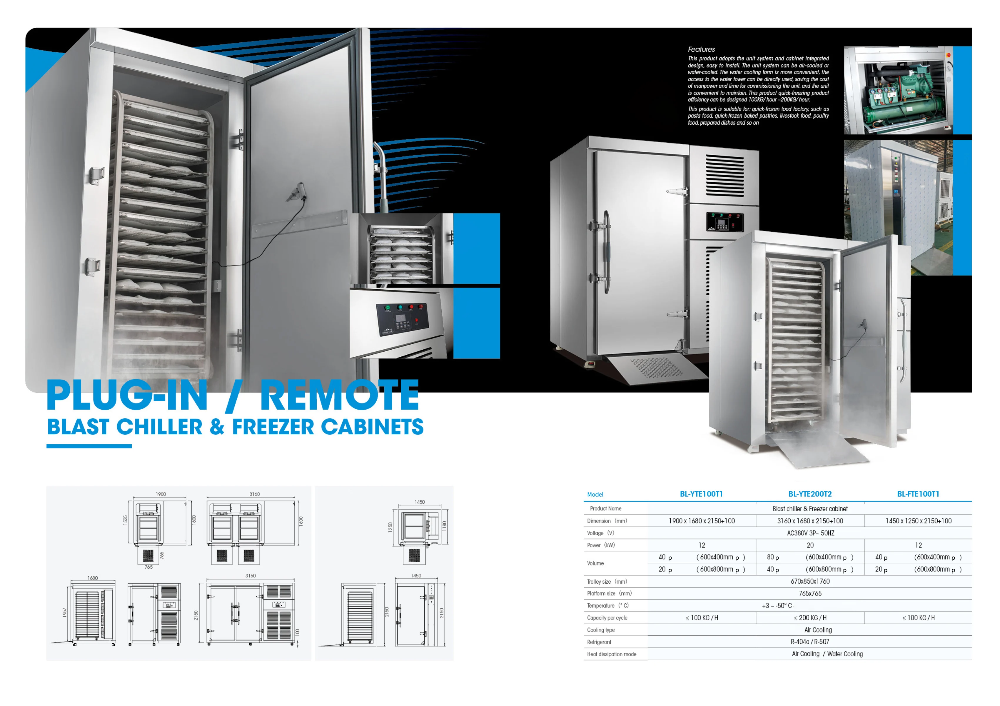 Freezing Equipment, 100kg/hour, 380V, 12000W-30000W - detail 6
