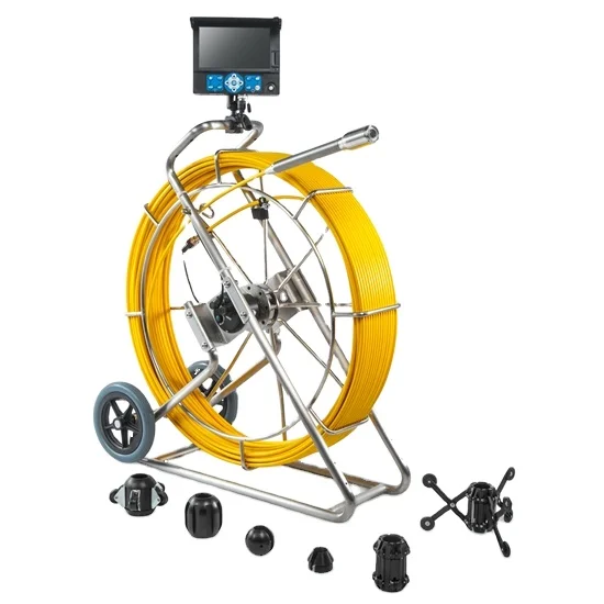 Pan Tilt Unit Underwater Inspection Camera Industrial Underwater Camera Borewell Vertical Inspection Camera System