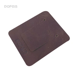 Оптовая продажа овощей, кожаная квадратная мягкая кожаная Закладка-заготовка, Закладка для книг ручной работы