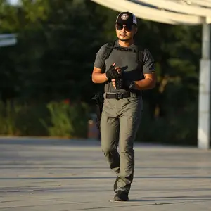 Wholesale Modern Style Outdoor Multi-pocket Long Pants Men's Breathable Moisture Absorption Cargo Sports Mens Tactical Pants