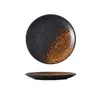 7inch japanese style shallow bowl-moyun