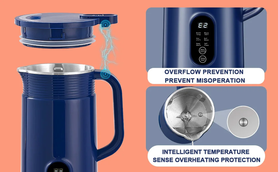 Soy Milk Maker Machine Vegan Nut Milk Maker Machine Almond Oat Milk