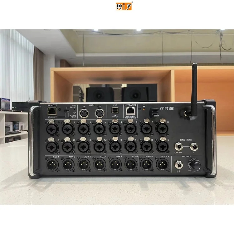 New Arrival MR18 Portable 18-Channel Digital Mixer Console with