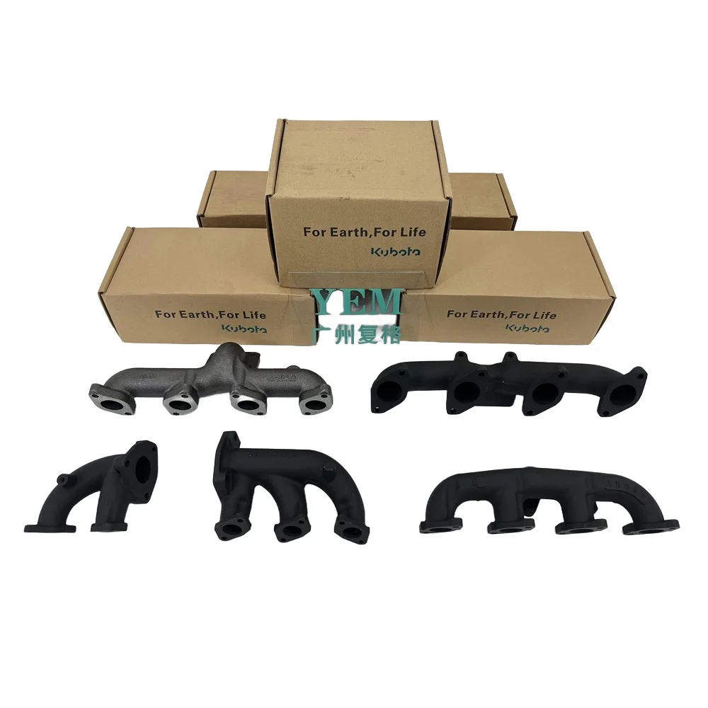 China Supplier D600 D640 D650 D662 Exhaust Manifold for Kubota Factory Direct Sales