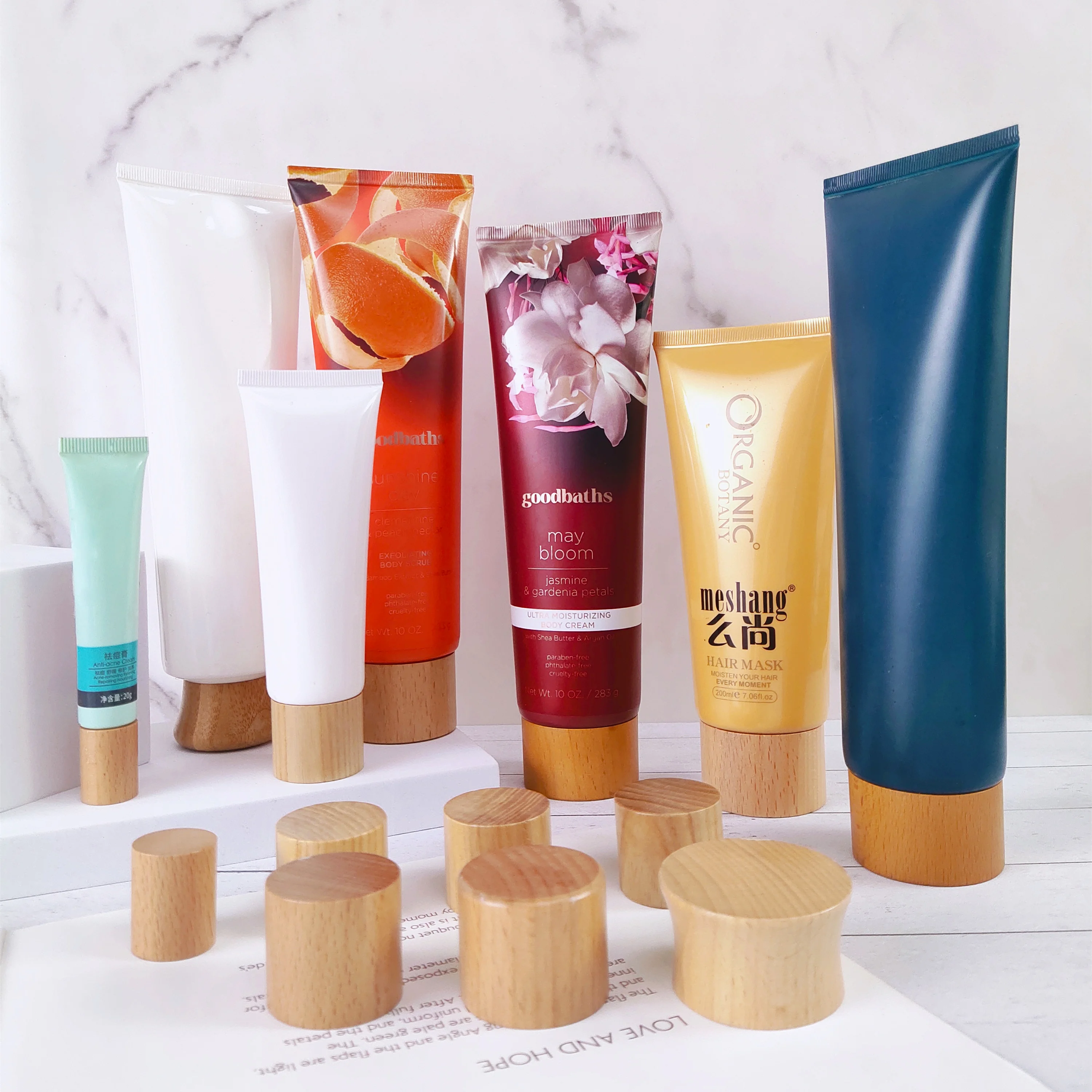 Custom Skincare Body Lotion 100g Plastic Hose Soft Cosmetic Hand Cream ...
