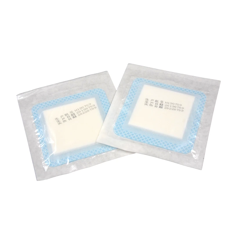 Super Absorbent Wound Dressing With Soft Adherent Silicone Contact ...