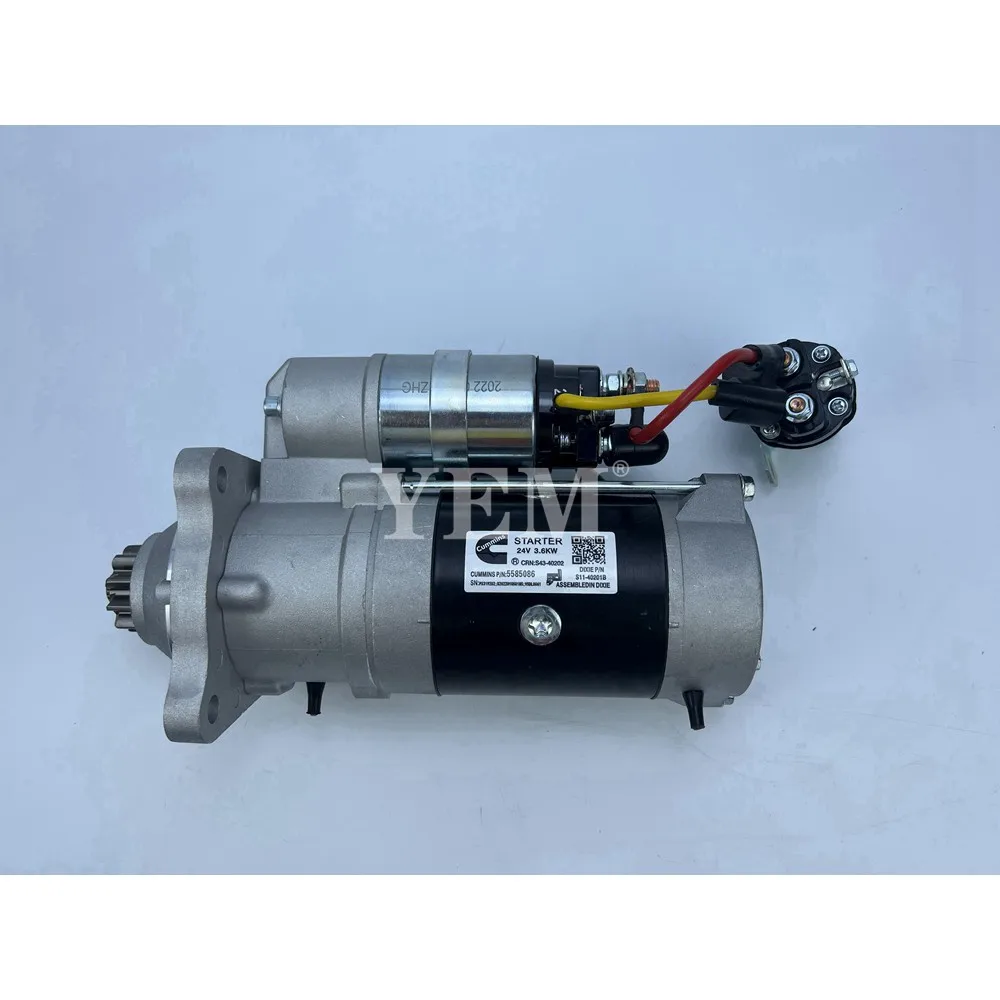 Starter Motor 5565913 24V 3.6KW 10T for 4BT 4BT3.9 Mechanical Engine