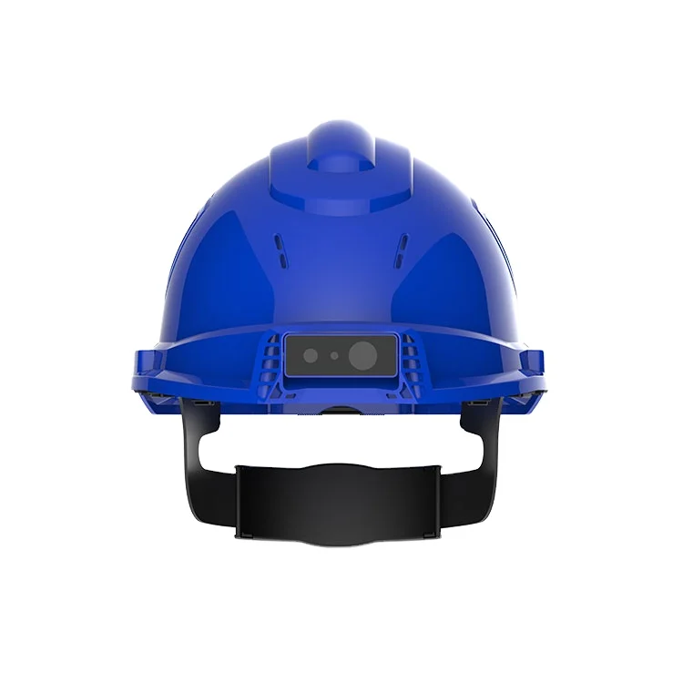 Building Smart Hard Hat Support Wifi/4G/3G Built in 32G Smart Safety Hats Intelligent Hard Hat With Camera and Led White Light