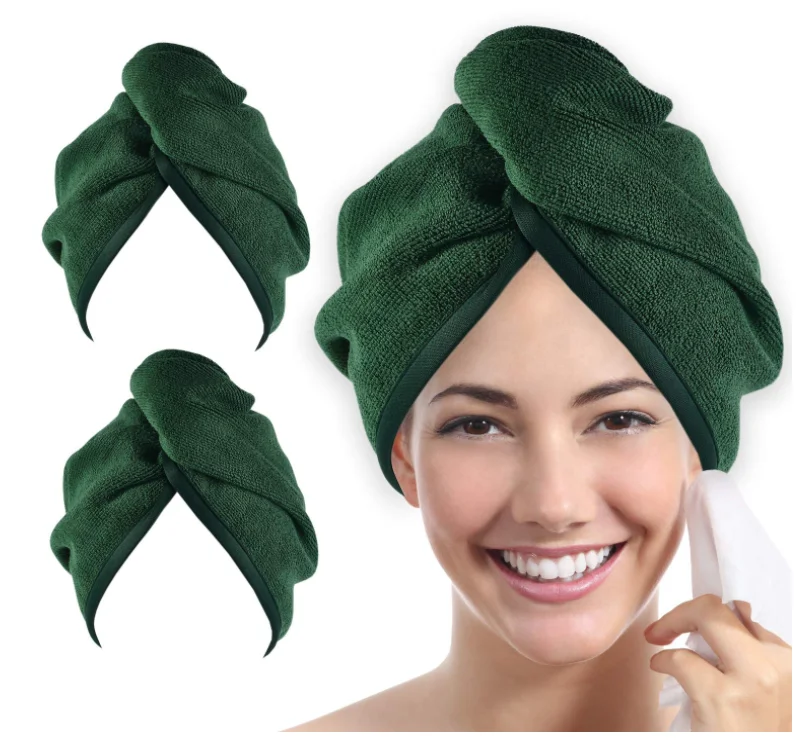 Полотенце для сушки волос из микрофибры полотенце обертка женщин