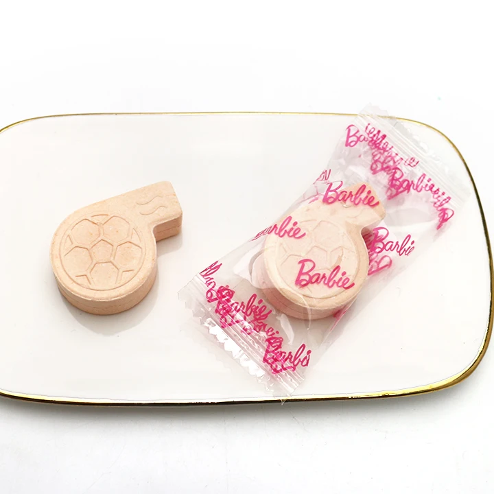 football whistle candy