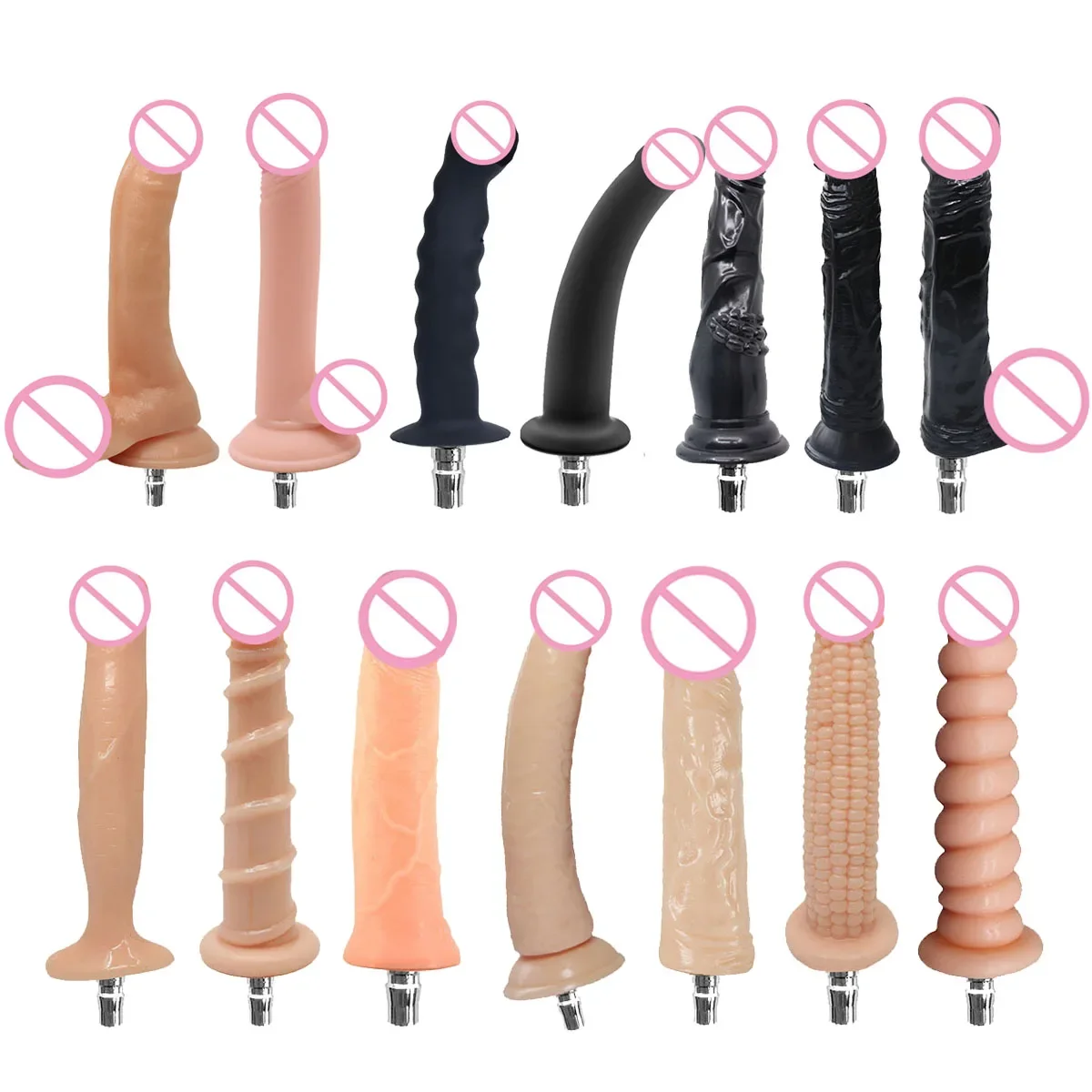 Automatic Sex Machine Dildos Attachments Quick Air Adapter Female Masturbation Sex Toys Love Machine Vac-U-Lock Accessories