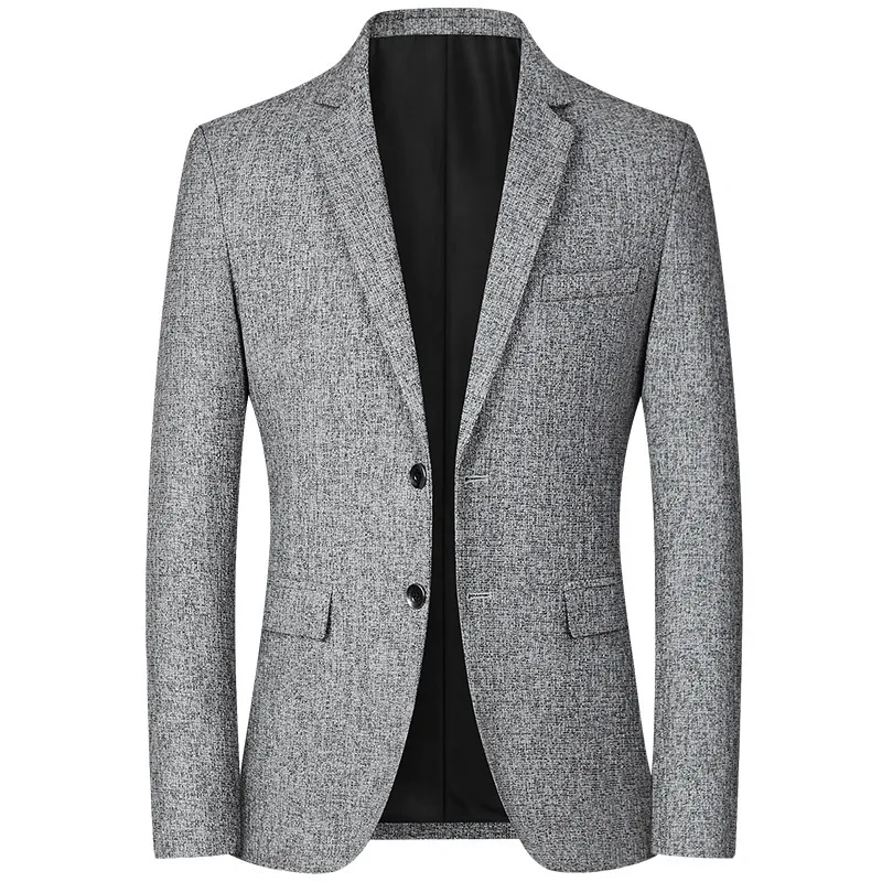 Men's Suit Jacket Casual Spring Blazer For Middle-aged Men_voghion.com