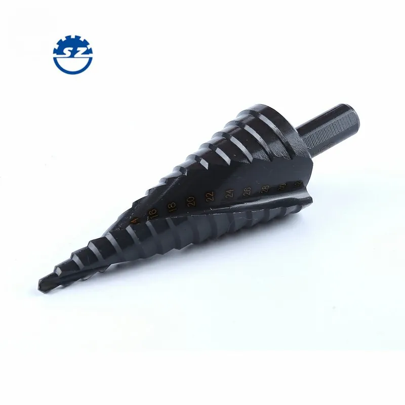 Black Twist Step Drill Bit Set Hss 