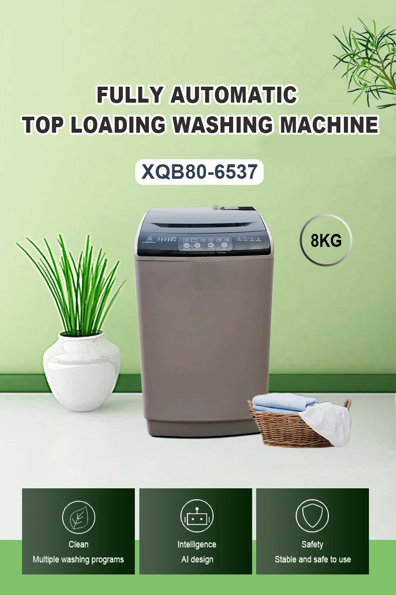Top Load Washing Machine Fully Automatic Impeller Oem Odm 8.0kg Buy