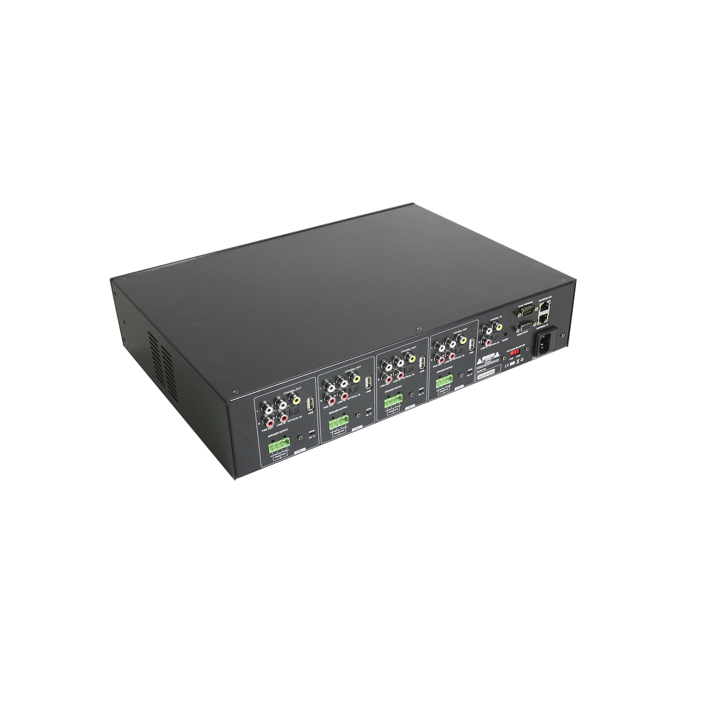 T 4 Zone Professional Digital Power Amplifier 8*50W Home Stage Audio Smart Home & Hotel Amplificador De Audio Para Casa