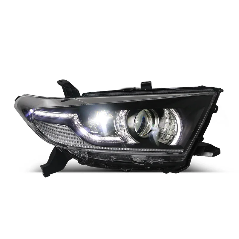 2012-2014 for Toyota for Highlander LED Headlights Assembly 35W Plastic Replacement Hilander Head Lamps
