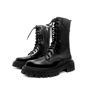 Fashion Custom Women Shoelaces Solid Color Designer Shoes High Heels  Leather Boots  Women Genuine Leather Leathers Luxury