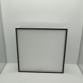 Mini-Pleat H13 H14 Hepa Filter Medium Ceramic Air Filter Element Dust Filter for Industrial Fiberglass Laminar Airflow Equipment