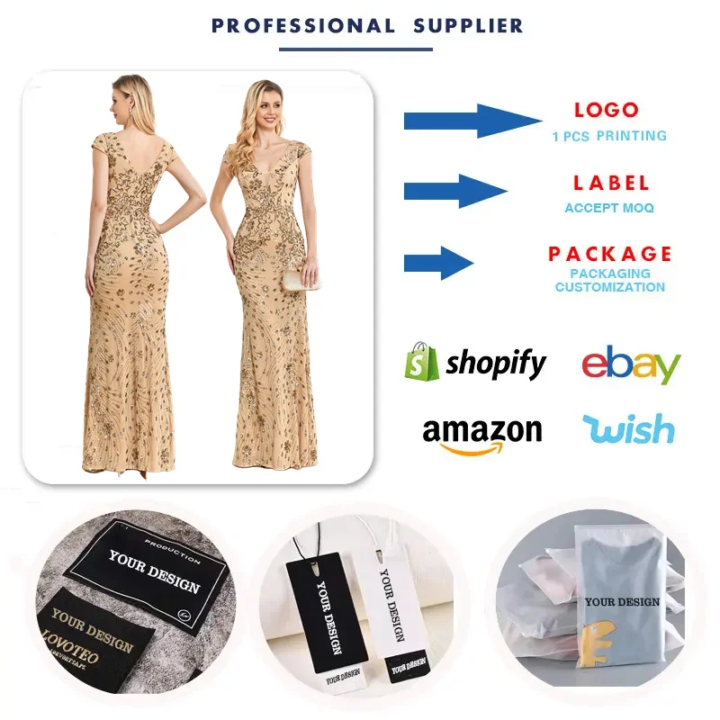 LY2123 Luxurious Elegant Evening Dresses Perfect for Prom