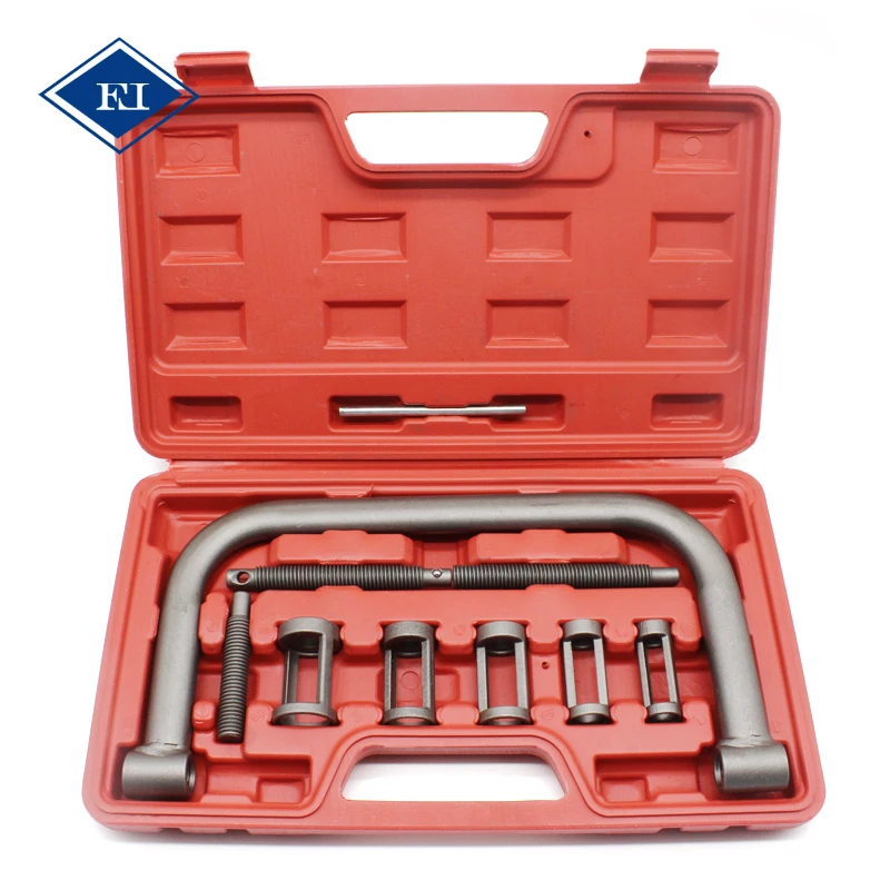 Easy Operated Manually Auto Motorcycle C Clamp Valve Coil Spring Compressor Valve Remover Installer Tool Kit Engine Tools Kits