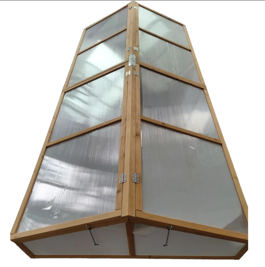 Открытая Терраса Балкон Двор Сад от пола до потолка деревянный сад зимний украшен консервантом древесины