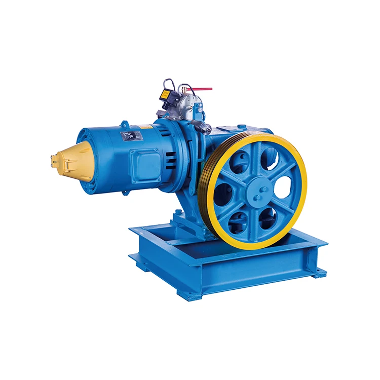 400千克额定容量低噪声电梯齿轮曳引机 - buy traction machine