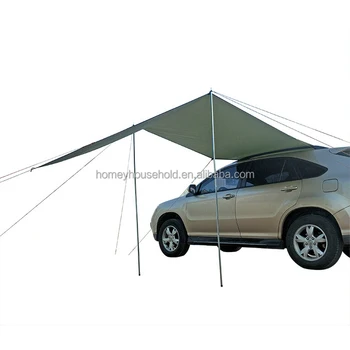 Car Awning Camping Tent Campervan Canopy,Durable Waterproof Van Awning Car Boot Tent for Beach Camping Fishing Picnic